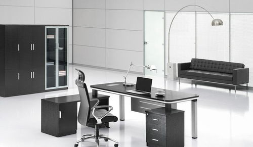 时尚办公家具与制冷设备的完美融合 现代办公环境设计效果图解析